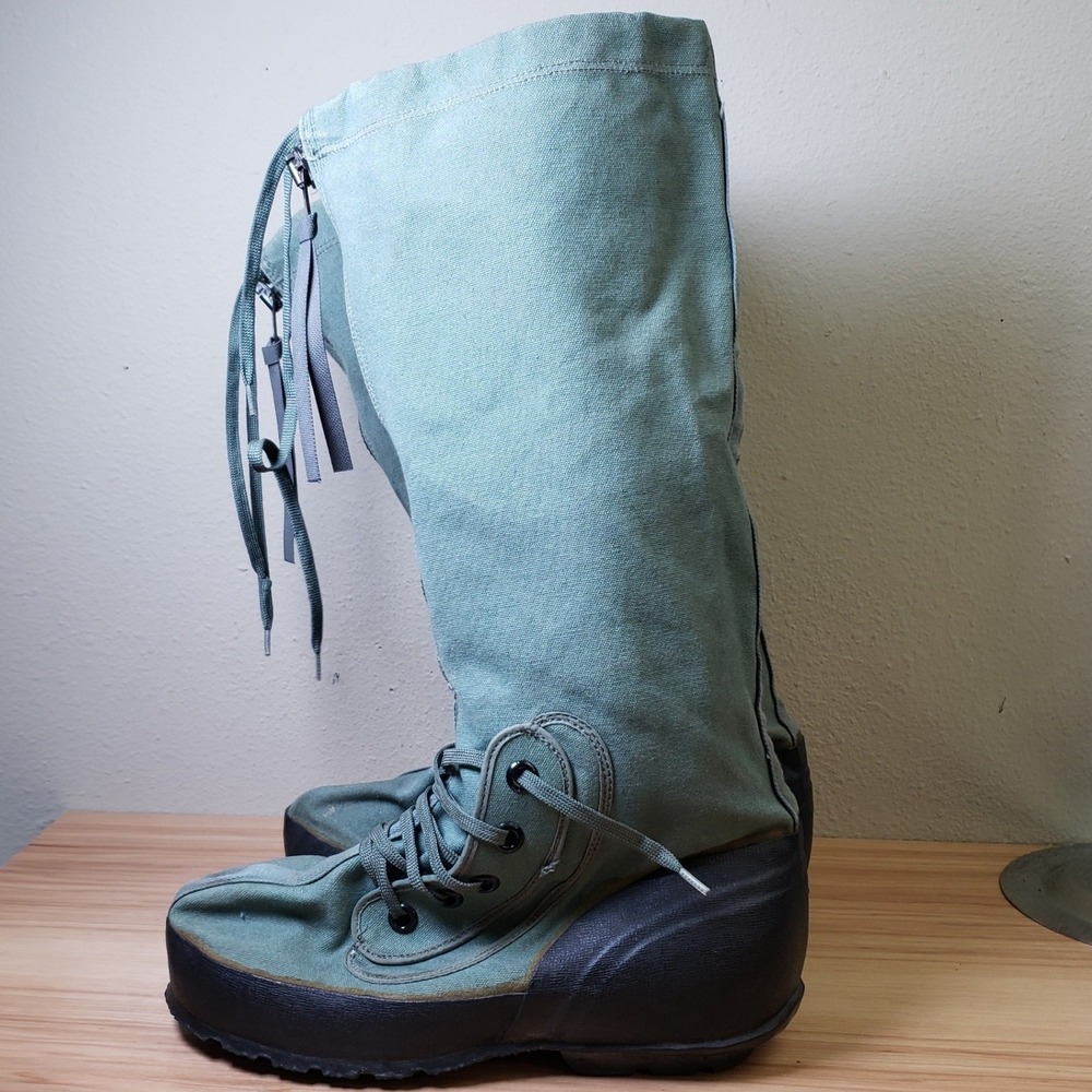 Xclusive Shoe Company Extreme Cold Weather Boot Blue 100% Wool Size Small